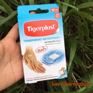 Tigerplast ฟิล์มใสกันน้ำ [WS] 2.5x7.2cm (10แผ่น/กล่อง) // Transparent Waterproof Film