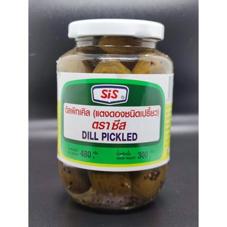 แตงดองชนิดเปรี้ยว ตรา ซีส SiS Dill Pickles 454 กรัม