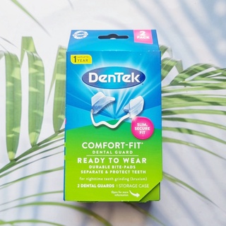 ยาง ลดการนอนกรน นอนกัดฟัน Comfort-Fit Dental Guard For Nighttime Teeth Grinding 2 Pack (DenTek®) ฟันยาง เฝือกสบฟัน