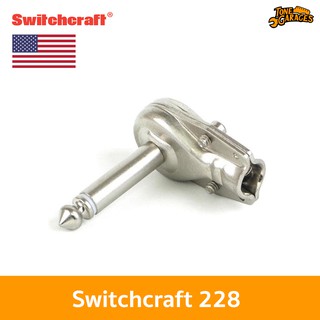 Switchcraft Pancake 1/4" Jack 228 หัวแจ๊คแพนเค้ก