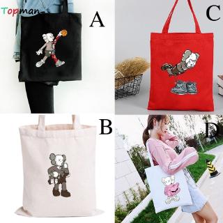 KAWS Canvas Tote Bag กระเป๋าลำลองพร้อมสต๊อก