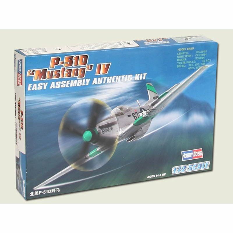 P-51D Mustang IV ยี่ห้อ Hobby boss 1/72