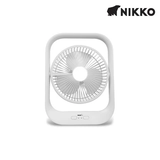 NIKKO พัดลมชาร์จไฟอเนกประสงค์ พร้อมโคมไฟ (NKMF-L2837)
