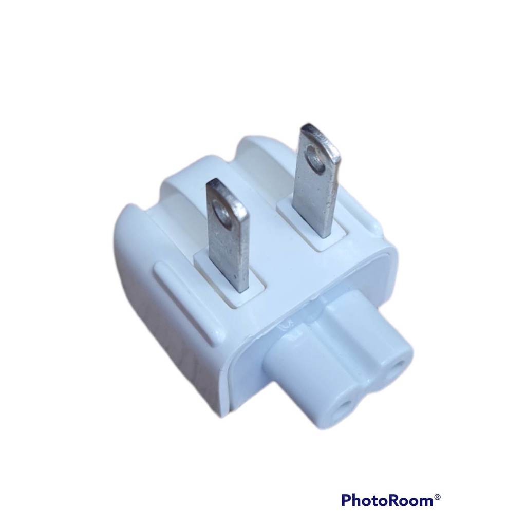 หัวปลั๊กแปลงไฟ 2ขาแบน พับเก็บได้ สำหรับAdapter Macbook [TK gadgets]