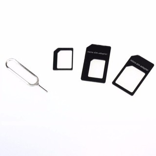 Nano Sim Adapter ชุดแปลงนาโนซิมการ์ด + เข็มจิ้มถาดซิม