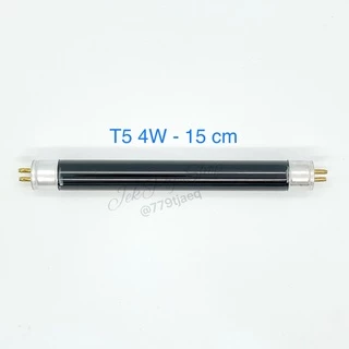 หลอดแบล็คไลท์ + ราง T5 4W หลอด blacklight รางหลอดไฟ ใช้ ดักยุง ล่อยุง ล่อแมลง แสงม่วง
