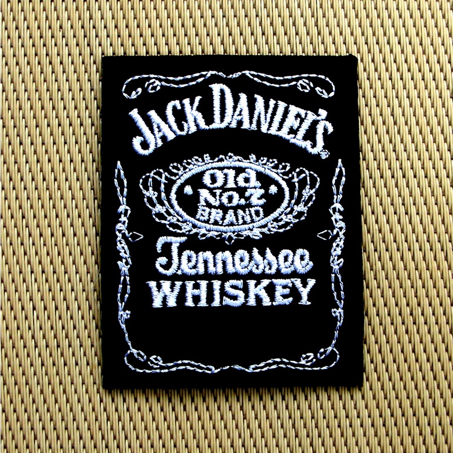 อาร์ม ตัวรีด อาร์มติดเสื้อ ลาย โลโก้ ตรา Jack Daniel's Patch แจ๊ดแดเนียล