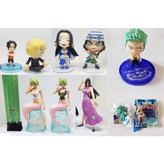 ของสะสมอนิเมะจาก เรื่อง วันพีช One Piece Collection Modal figure Keychain ETC x 9 ลิขสิทธิ์แท้ japan มือ2