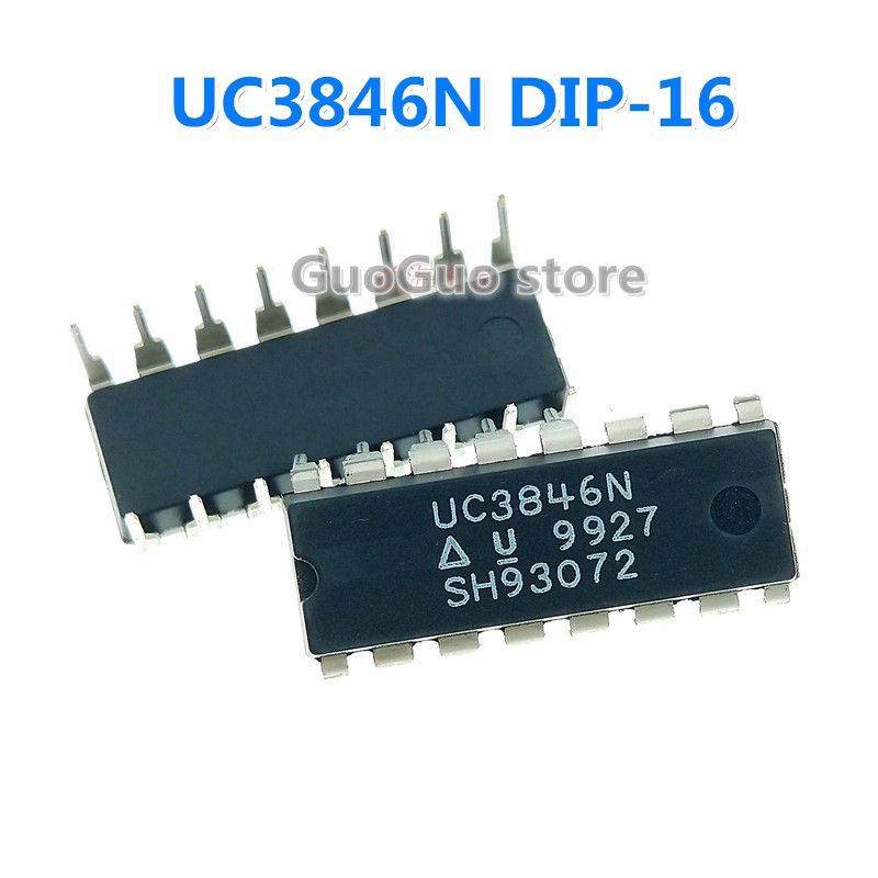 5pcs Original UC3846N DIP-16 UC3846 DIP16 3846N DIP เครื่องเชื่อมอินเวอร์เตอร์ Power Management ชิปร