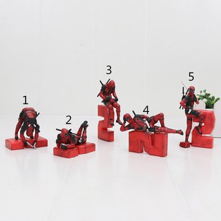 Super Heros Deadpool Sitting Yamaguchi Style Joint PVC Action Figures Toys