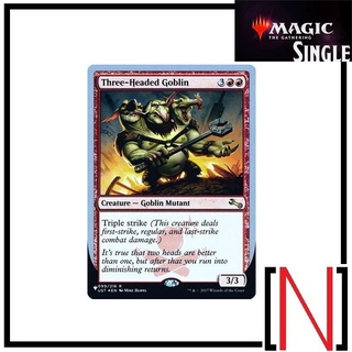 [MTG][Single][TheList] Three-Headed Goblin ระดับ Rare [ภาษาอังกฤษ]