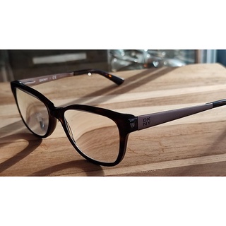 DKNY DY 4672 3695 DESIGNER EYEGLASSES size 53-17-135mm B35MM PERFECT AUTHENTIC BROWN FRAME กรอบแว่นตาของแท้มือสอง