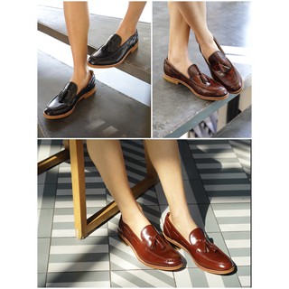 รองเท้าหนัง HOLM รุ่น Boston Tassel Loafers no.110