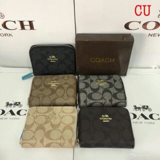 กระเป๋าสตางค์ใบสั้นแบรนด์ Coach