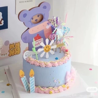 ป้ายตกแต่งเค้กน่ารัก🎂 มินิมอล ราคาถูกพร้อมส่งจากไทย🇹🇭 มีหลายแบบ🤩✨