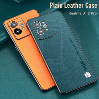 Realme GT 2 Pro 5G เคสแข็ง PC + เคสหนัง PU เคสโทรศัพท์
