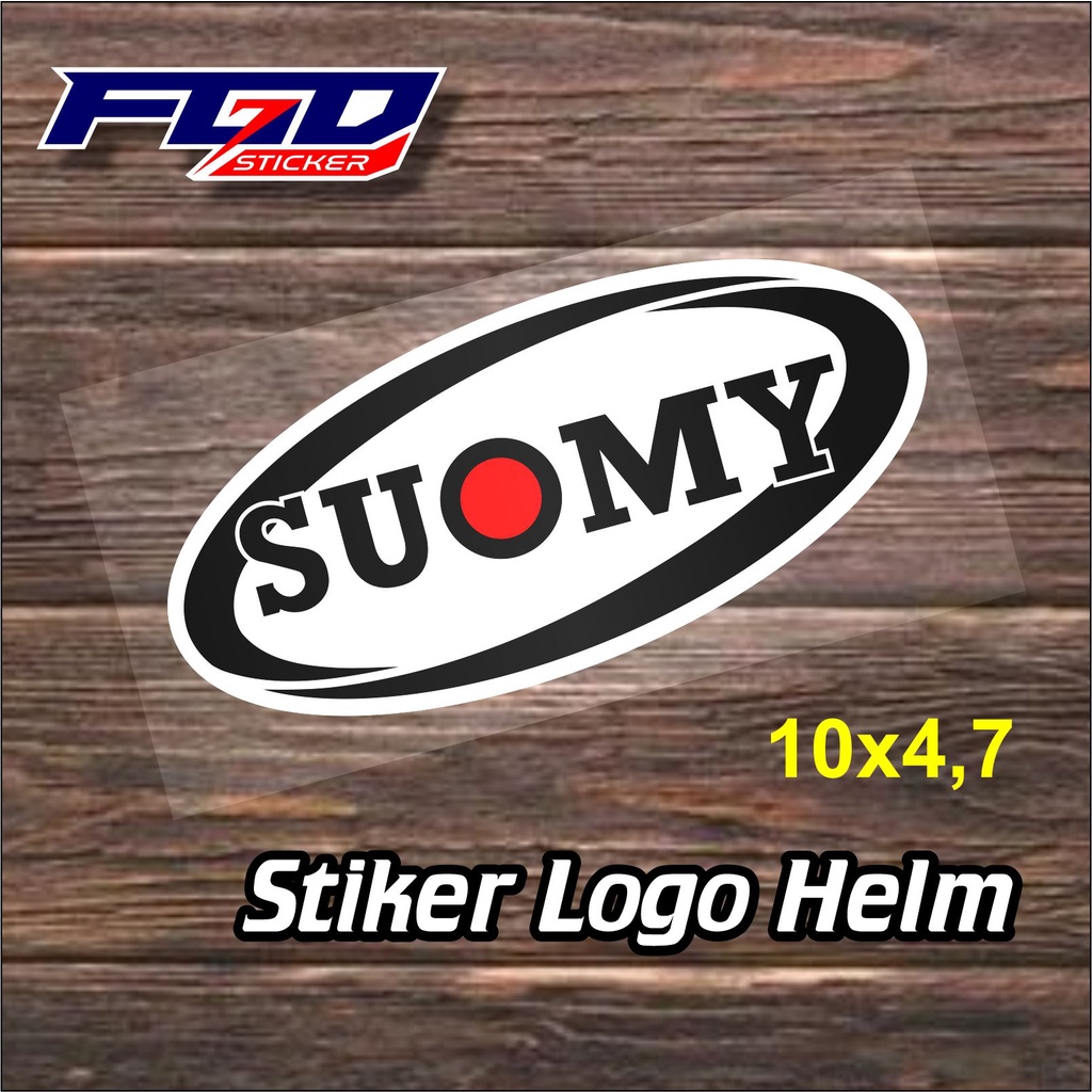 สติ๊กเกอร์โลโก้หมวกกันน็อค SUOMY / สติ๊กเกอร์ SUOMY / สติ๊กเกอร์หมวกกันน็อค / สติ๊กเกอร์โลโก้ SUOMY / สติ๊กเกอร์ตัด