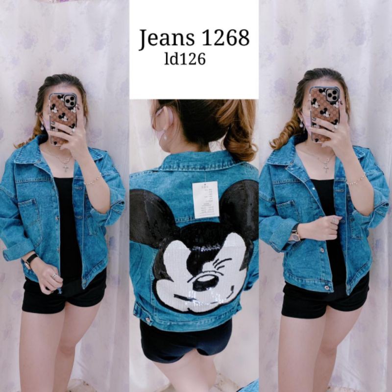MIKEI 1268 JEANS JACKET THERE ARE 2 สีสวย คลิกบนอนาคต (พร้อม AGAIN, YAH)