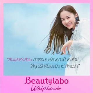 Beautylabo Whip Hair Color น้ำตาลอ่อนประกายเทา (Silky Ash)