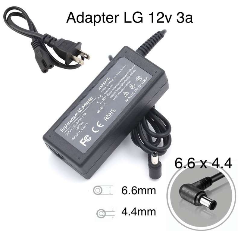 ลดราคา OEM LG Adapter 12V/3A 6.6x 4.4mm หัวเข็ม #ค้นหาเพิ่มเติม สายต่อจอ Monito HDMI High Speed HDTV Lightning