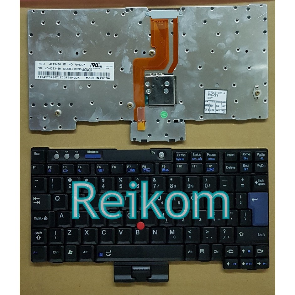 Lenovo Thinkpad X60 X60s X61 X61s แป้นพิมพ์แล็ปท็อปโน้ตบุ๊ก