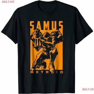 【hot sale】S017.VII 2022 เสื้อยืดพิมพ์ลาย Metroid Samus Returns Warrior แฟชั่นสตรี เสื้อยืดพิมพ์ลาย เสื้อยืดผ้าฝ้าย