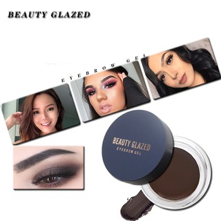 BEAUTY GLAZED คิ้ว Palette สักคิ้วเจล 5 สีกันน้ำติดทนนาน