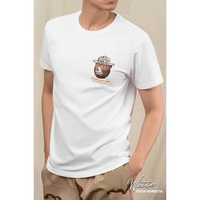 Simple&Raw - TS728 FORESTABROWN (WHITE)