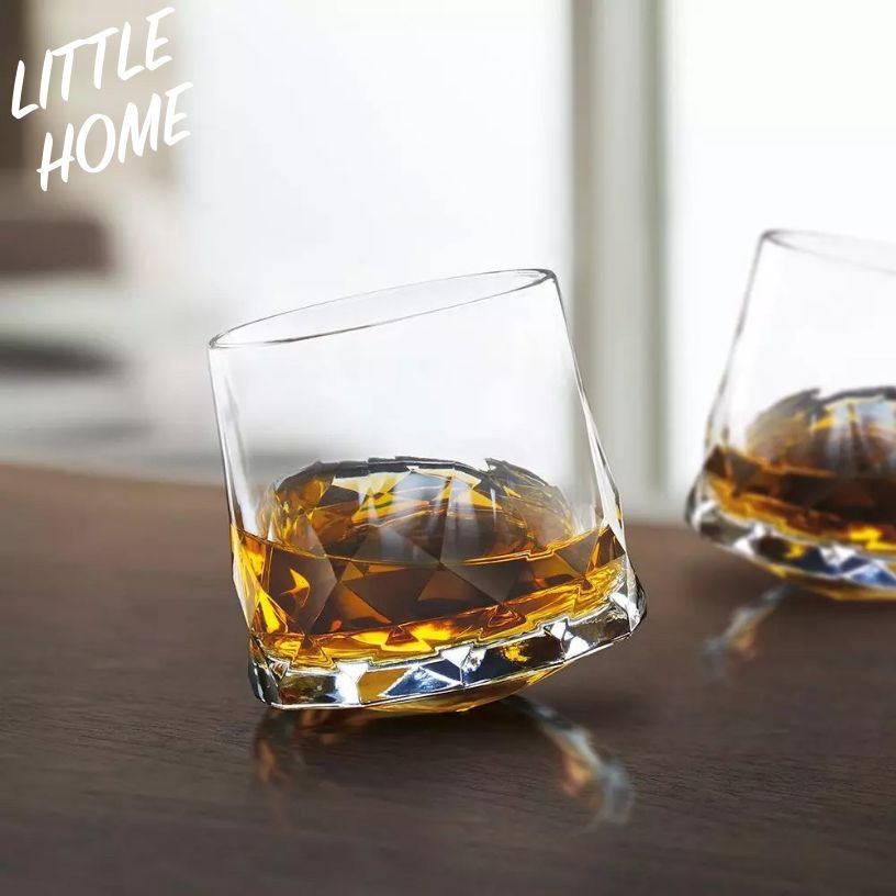 LITTLE HOME Ocean Connexion Double & Rock แก้วเหล้า แก้วลูกข่าง (A2)
