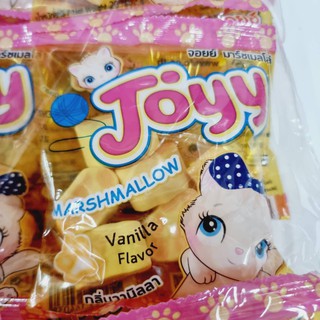 12 ถุง ขนม joyy marshmallow มาร์ช เมลโล่ รส วนิลา