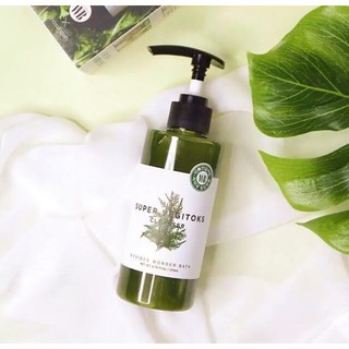 Wonder Bath Super Vegitoks Cleanser 300ml คลีนซิ่งผักฟองฟู่ สูตรสีเขียว ทำความสะอาดผิวหน้า 5 in 1