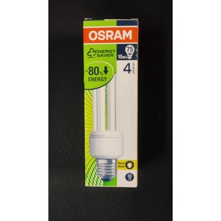 Osram หลอดตะเกียบขั้วเกลียว 3U Dulux Star Compact 15W/827 Warm White แสงส้ม 900lm E27