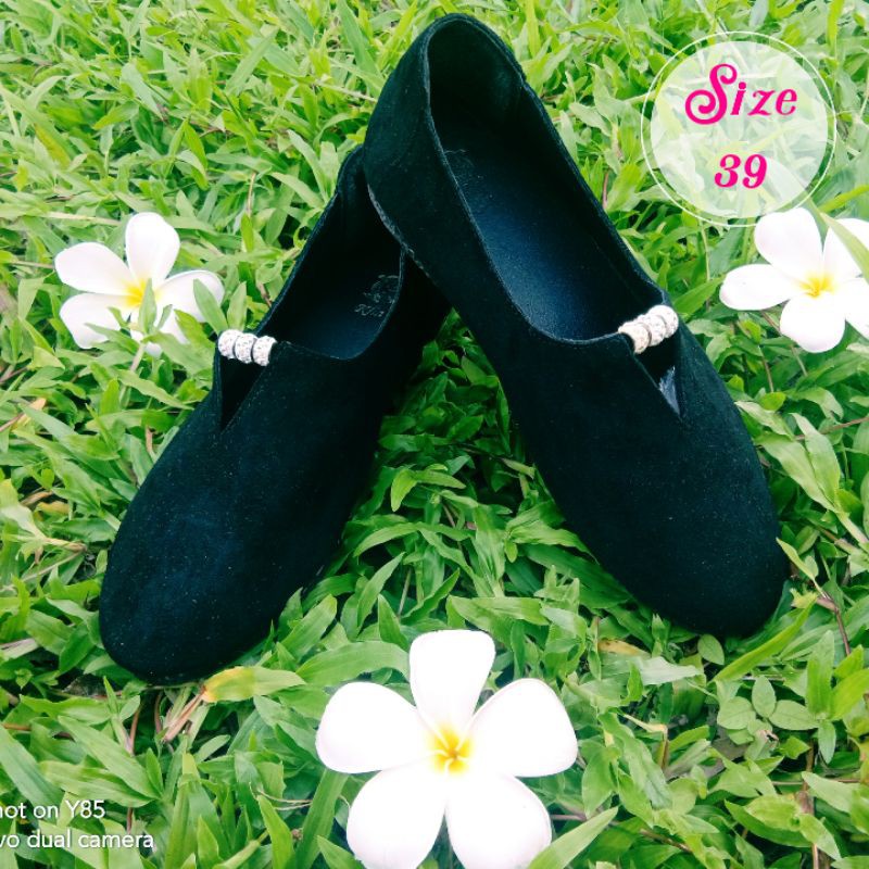 🌼Klin🌼 Women Shoe รองเท้าคัทชูส้นเตี้ย Size39