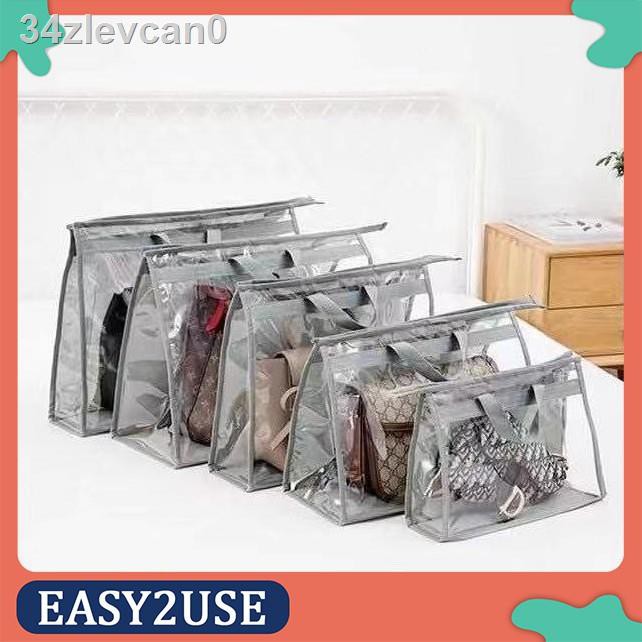 ☊▥💕E2U0101💕ถุงเก็บกระเป๋า PVC กันฝุ่น&กันน้ำ