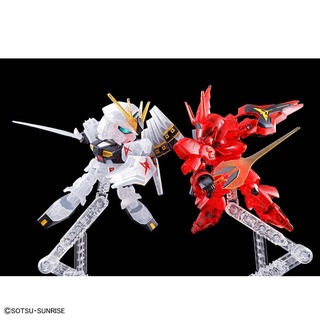 [พรีออเดอร์] SD Limited Nu Gundam vs Sazabi Gundam Set x 2 ตัว [Clear Color][GBT][BANDAI]