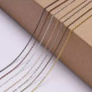โซ่สร้อยคอDIY 5เมตร/ล็อต 1.5-3.5มม. ยาวเปิดลิงค์ สำหรับทำสร้อยข้อมือ-สร้อยคอ อุปกรณ์แฟชั่นเกาหลี