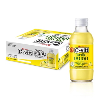 ซีวิท เครื่องดื่มวิตามินซี รสเลมอน 140 มล. แพ็ค 30 ขวด C-Vitt Vitamin C Drink Lemon 140 ml. x 30 Bottles