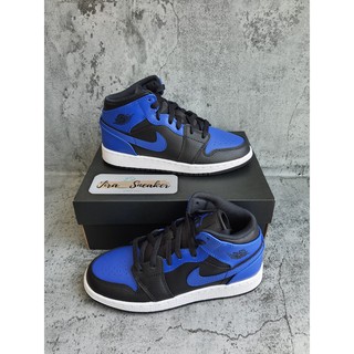 NIKE AIR JORDAN 1 MID HYPER ROYAL GS (554725-077)