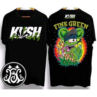 ผ้าฝ้าย 100%เสื้อยืด kush เสื้อยืดสุดเท่ Crew neck T-shirt. Oversized T-shirt เสื้อยืดผ้าคอตตอน V.18S-3XL