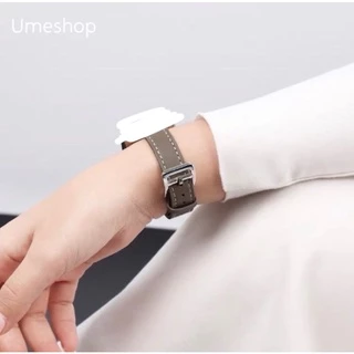 สายนาฬิกา Watch 11 10 9 7 6 se 8 ultra ใหม่บางสายหนัง ปรับง่าย ขนาด 38/40/41/42/44/45/46/49มม strap สำหรับ PU