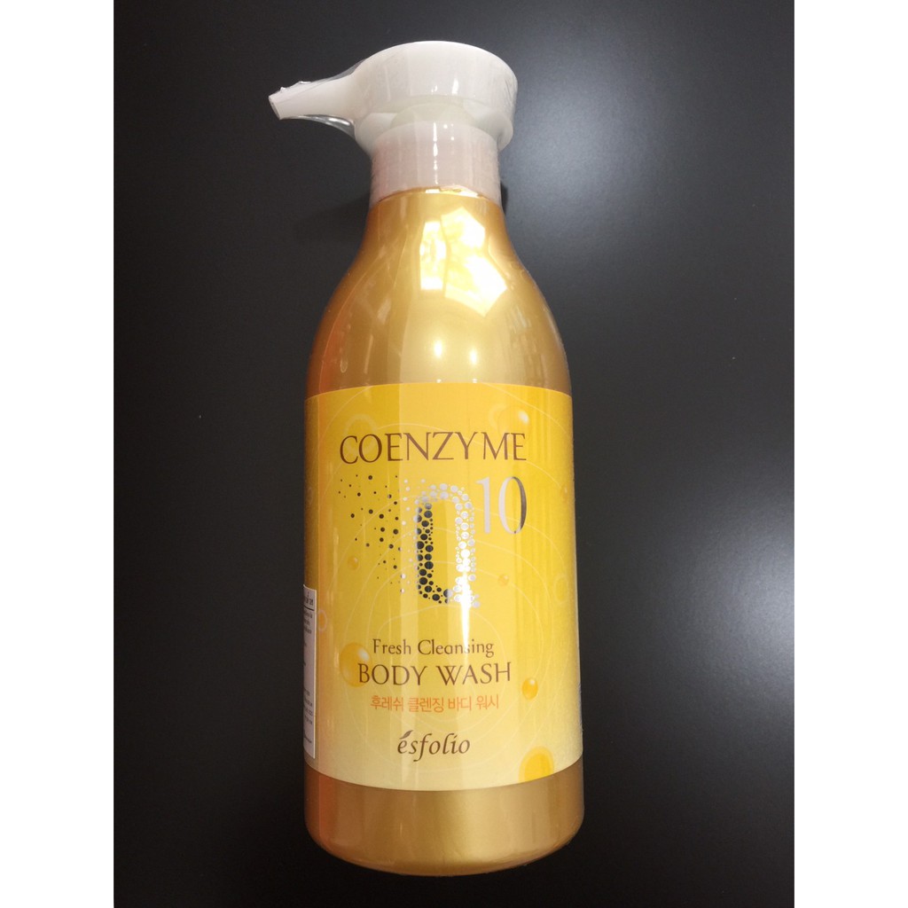 ครีมอาบน้ำ Q 10 Esfolio Coenzyme Q10 Fresh Cleansing Body Wash   500 ml.