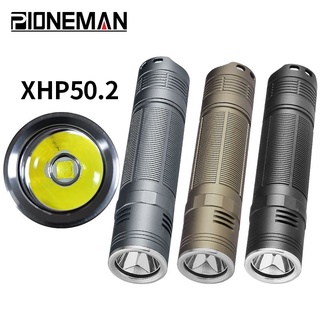 Pioneman K21x ไฟฉายยุทธวิธี 21700 พร้อม XHP50.2 XHP70.2 XHP50.3 HI LED สําหรับตั้งแคมป์ เดินป่า