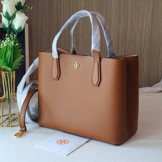 🎀 (สด-ผ่อน) กระเป๋าสีน้ำตาล Tory Burch 85985 Blake Small Tote สี Cortado / Pink moon