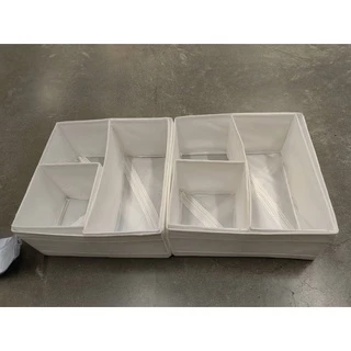 IKEA กล่องผ้า 6 ใบ SKUBB