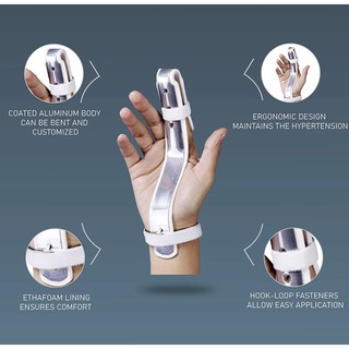 Tynor Finger Extension Splint รุ่น F-03 พยุงนิ้วมือมีแกน ไทนอร์ ด้ามนิ้วแบบยาว