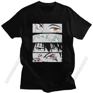 เสื้อยืดแขนสั้น พิมพ์ลายอนิเมะ Jujutsu Kaisen Gojo Satoru Fushiguro Megumi Itadori Yuji Eyes 2022