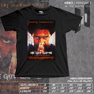 เขาได้เสื้อโปสเตอร์ภาพยนตร์เกมคอกลมโดยพระเอก| ความคิด &lt;:,