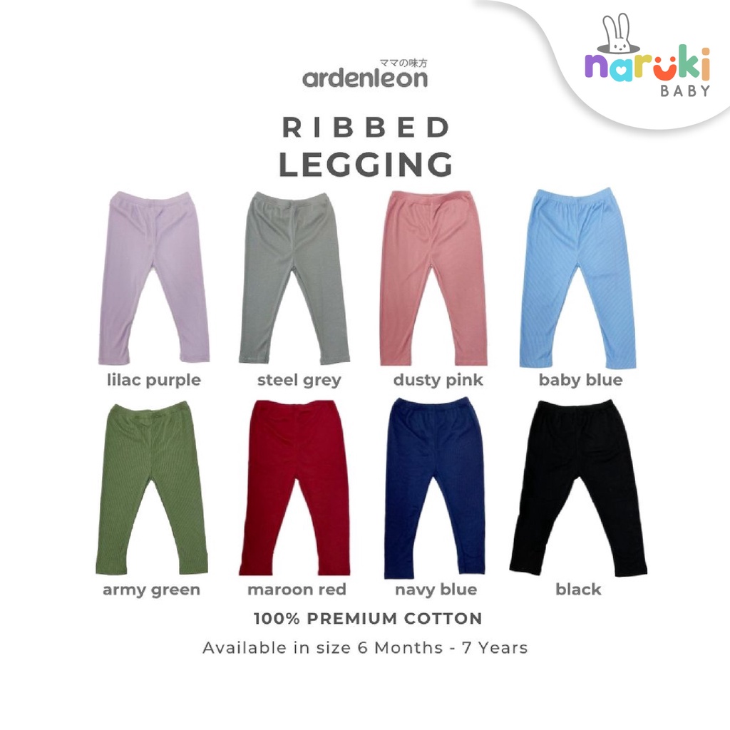 Ardenleon Unisex Legging Baby Kids 3L/4L/5L (4-7Yrs) กางเกงเด็ก Arden Leon