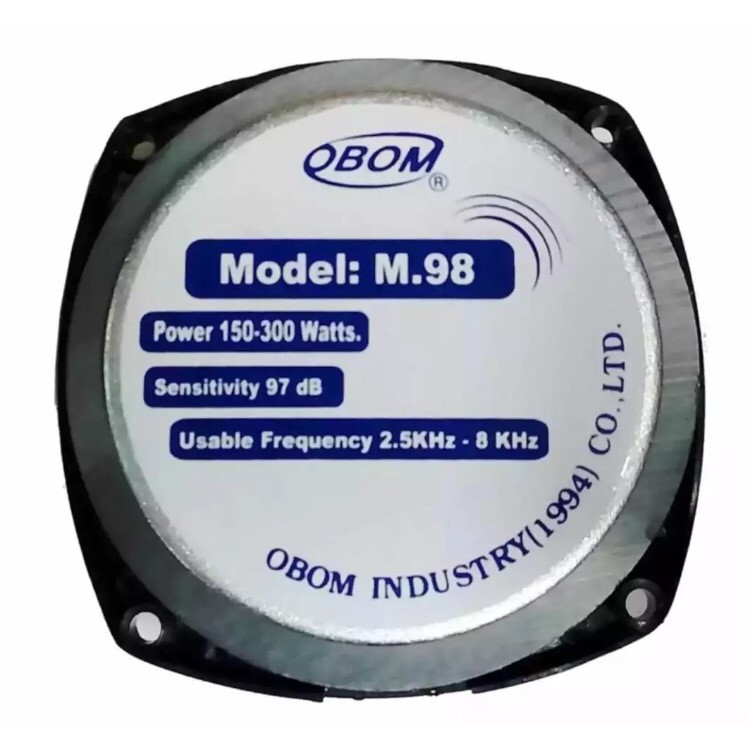 ดอกลำโพงเสียงแหลมหัวจรวด 300 วัตต์ 5นิ้ว OBOM M98/BM2000 1ดอก