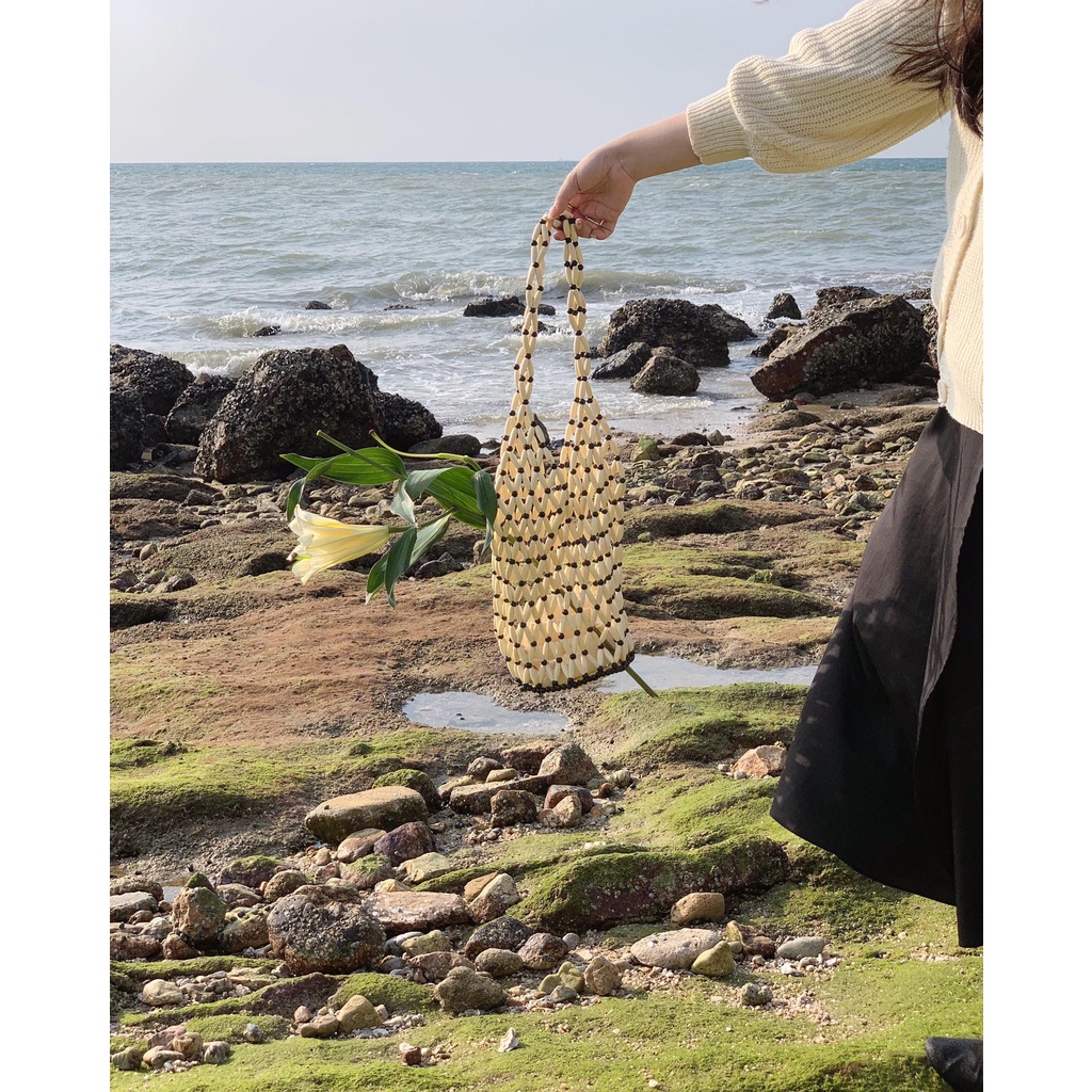 Tinytreetown - Sea bead bucket bag